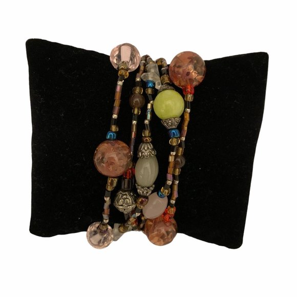 NWT Calypso Studios Handmade Art Glass Bracelet - Picture 2 of 10